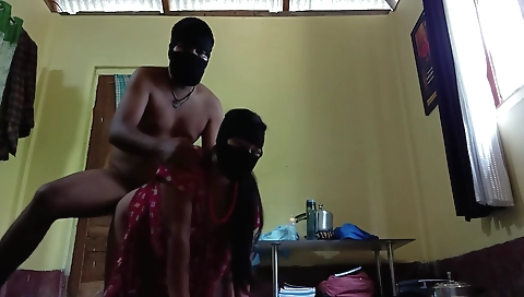 Big ass brunette rides a motorbike and drives home