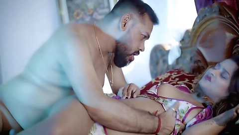 Busty Indian milf stepfather punishes his daughter