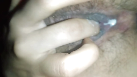 Indian amateur with a hairy body showing off her body